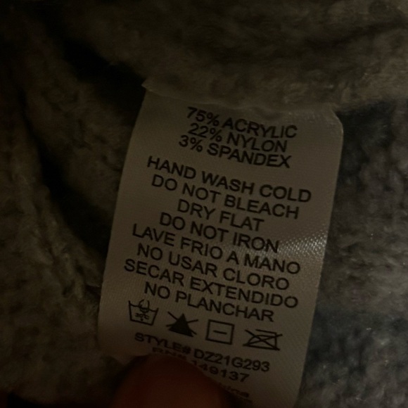 Grey cropped sweater - Picture 4 of 6